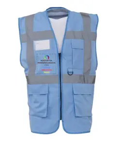 Gilet personalizzato con stampa lato destro