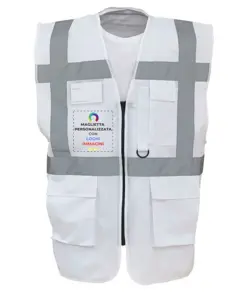Gilet personalizzato con stampa lato destro