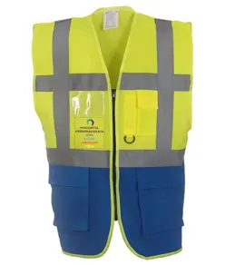 Gilet personalizzato con stampa lato destro