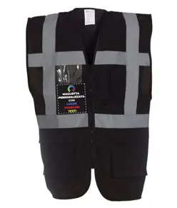 Gilet personalizzato con stampa lato destro