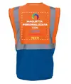 Gilet personalizzato con stampa sul retro