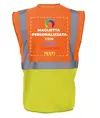 Gilet personalizzato con stampa sul retro