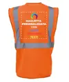 Gilet personalizzato con stampa sul retro