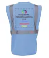 Gilet personalizzato con stampa sul retro