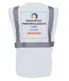 Gilet personalizzato con stampa sul retro