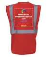 Gilet personalizzato con stampa sul retro
