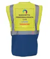 Gilet personalizzato con stampa sul retro
