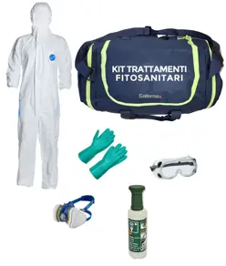 Kit Safemax con articoli per trattamenti fitosanitari