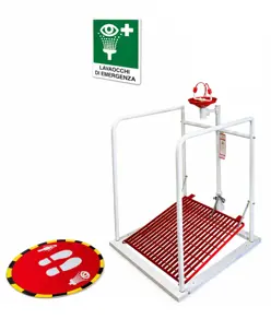 Lavaocchi di emergenza a pedana Safemax