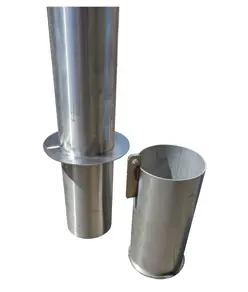 Paletto parapedonale in acciaio inox Safemax