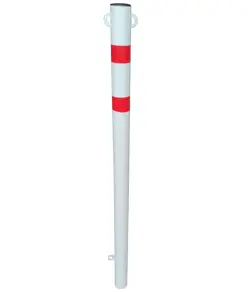 Paletto parapedonale Safemax bianco in ferro