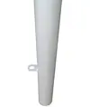 Paletto parapedonale Safemax bianco in ferro