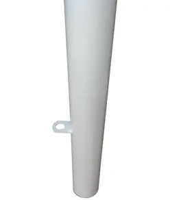 Paletto parapedonale Safemax bianco in ferro