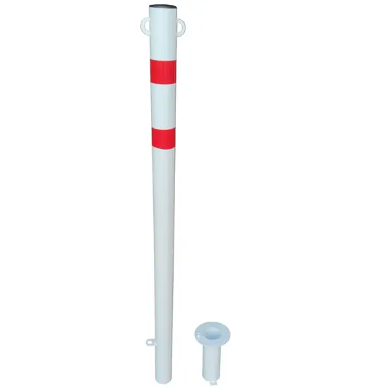 Paletto parapedonale Safemax bianco in ferro