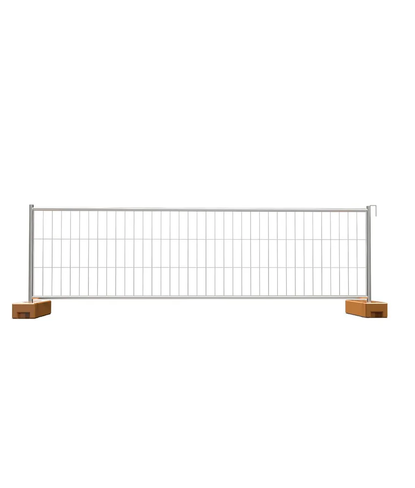 Pannelli per recinzioni mobili in tubo e rete zincati Safemax, altezza: 1120 mm - lunghezza: 3500 mm