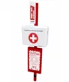 Piantana porta-estintore con coperta e cassetta pronto soccorso Safemax SafeHUB