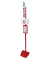 Piantana porta-estintore con coperta e cassetta pronto soccorso Safemax SafeHUB