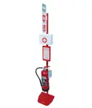Piantana porta-estintore con coperta e cassetta pronto soccorso Safemax SafeHUB