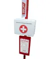 Piantana porta-estintore con coperta e cassetta pronto soccorso Safemax SafeHUB