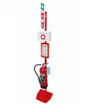 Piantana porta-estintore con coperta e cassetta pronto soccorso Safemax SafeHUB