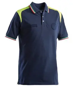 Polo in cotone Safemax con scritta Squadra antincendio in OFF
