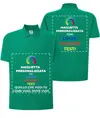 Polo personalizzata con stampa fronte e schiena