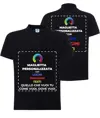 Polo personalizzata con stampa fronte e schiena