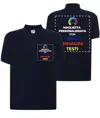 Polo personalizzata con stampa lato cuore e schiena