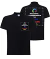 Polo personalizzata con stampa lato cuore e schiena