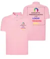 Polo personalizzata con stampa lato cuore e schiena