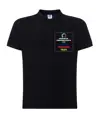 Polo personalizzata con stampa lato cuore
