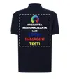 Polo personalizzata con stampa sul retro