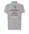 Polo personalizzata con stampa sul retro