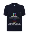 Polo personalizzata da uomo stampa fronte