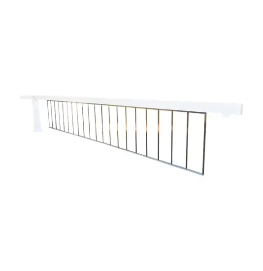 Rastrelliera per barriera manuale in ferro Safemax