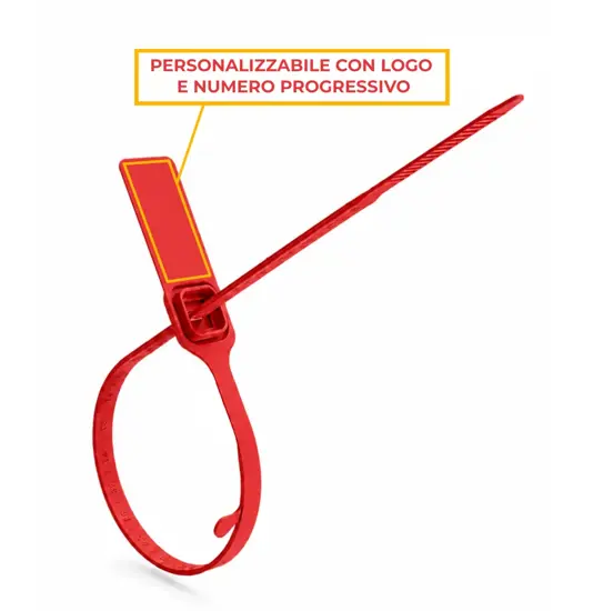 sigilli di sicurezza personalizzati con inserto metallico Safemax