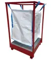 Struttura per Big Bag con vasca di contenimento Safemax