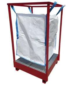Struttura per Big Bag con vasca di contenimento Safemax