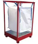 Struttura per Big Bag con vasca di contenimento Safemax
