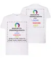 T-shirt personalizzata con stampa fronte e schiena