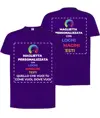 T-shirt personalizzata con stampa fronte e schiena