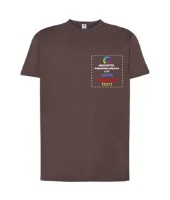 T-shirt personalizzata con stampa lato cuore