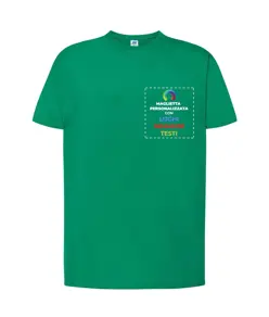 T-shirt personalizzata con stampa lato cuore