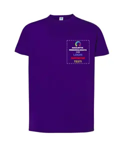 T-shirt personalizzata con stampa lato cuore