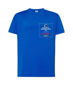 T-shirt personalizzata con stampa lato cuore
