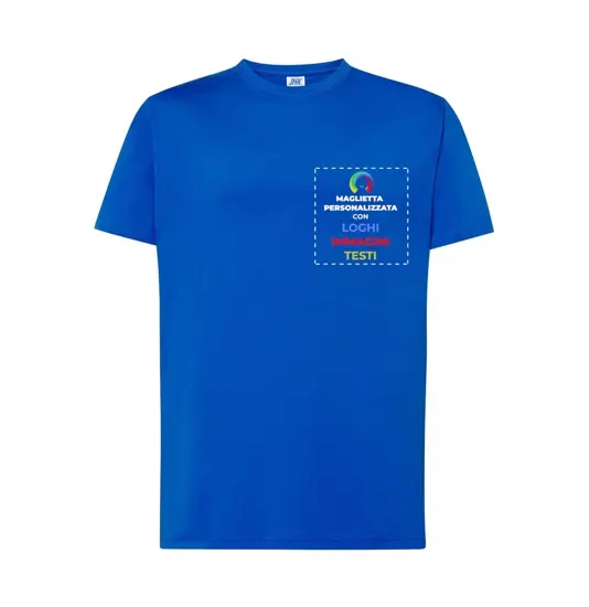 T-shirt personalizzata con stampa lato cuore