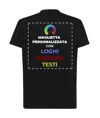 T-shirt personalizzata con stampa su schiena