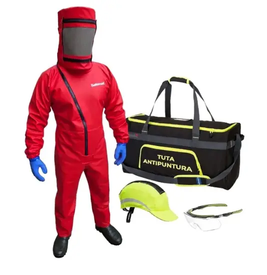 Tuta antipuntura Safemax in kit