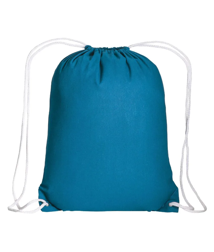 Zainetto traspirante Safemax in cotone 100%, dimensioni cm 36x46 - con coulisse - ideale da personalizzare