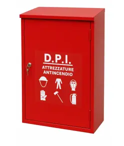 Armadio a muro per attrezzature antincendio